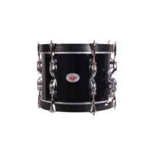 instrumentos de percusión - redoblante-militar-crome-305-x-20-cm-casco-negro-aros-grafito-liso